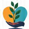 Icon representing chronic condition management, a heart intertwined with a plant sprout